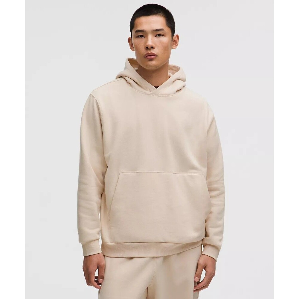 Lululemon Steady State Hoodie Men’s M Long Sleeve Sweatshirt Off White Athletic